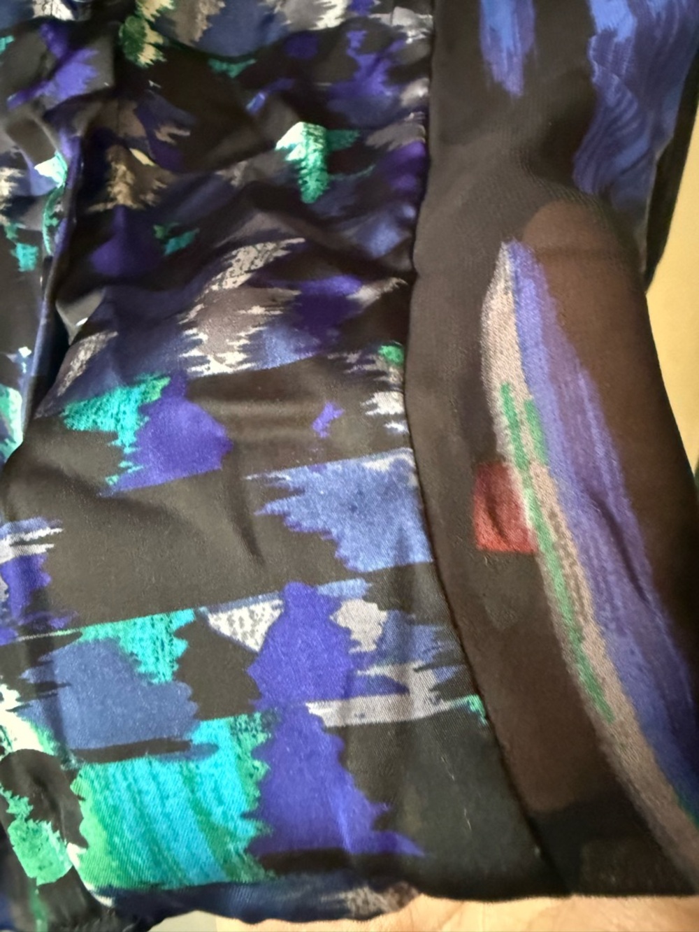Kirna Zabete x Target Chiffon Button-Up Tunic Blouse Abstract - Picture 6 of 7